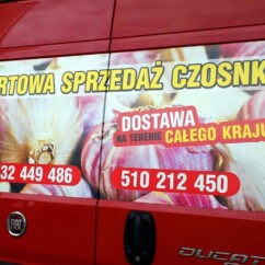 naklejka drukowana laminowana na samochód