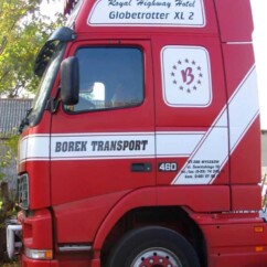 oklejanie kabiny samochodu ciężarowego TIR projektowanie