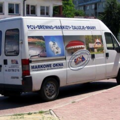 oklejanie samochodów 2007 reklama mińsk mazowiecki