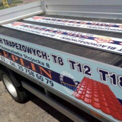 oklejenie burty naczepy samochodów dostawczych