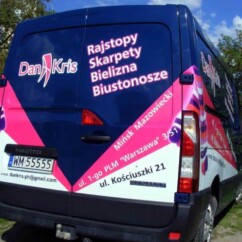 reklama na samochód druk i oklejanie folia