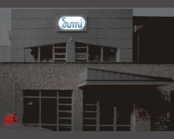 wizualizacja kasetonu reklamowego na budynku